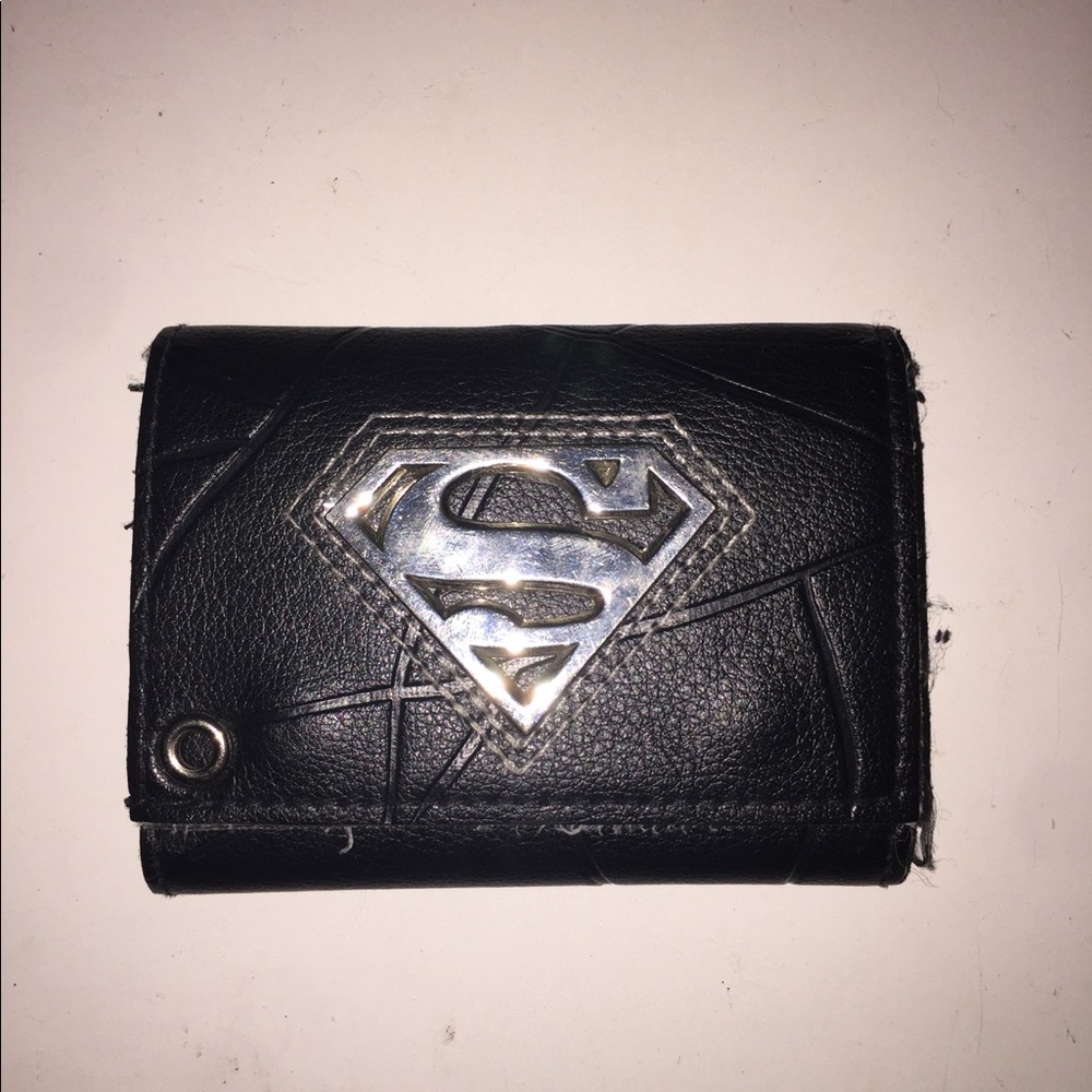 Leather Superman Wallet